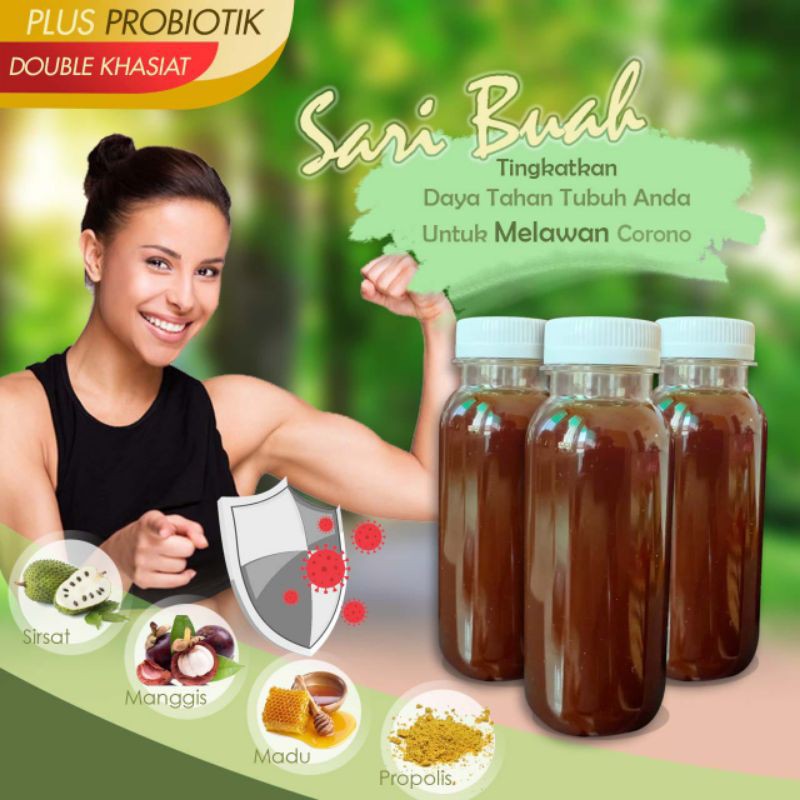 sari buah probiotik G8 (NON LABEL) Lawan Covid