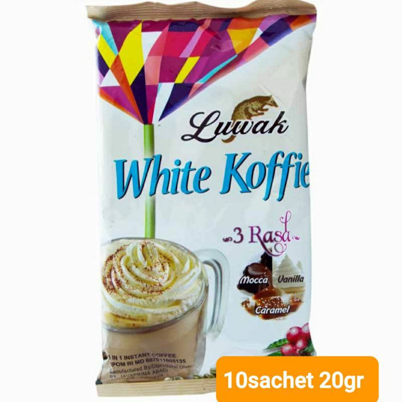 

luwak white coffe 3in1 kopi luwak 3 rasa