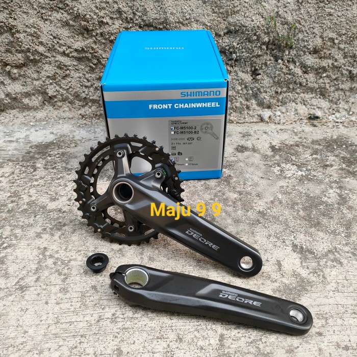 Crankset Shimano Deore M5100 36/26T Hollowtech 2 Double Crank Set Mtb