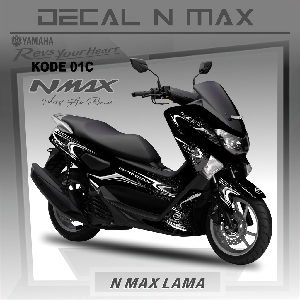 Striping Nmax Lama Variasi Stiker Body Motor Nmax Kode 01