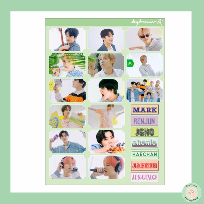 Stiker NCT DREAM PAST PRESENT HELLO FUTURE