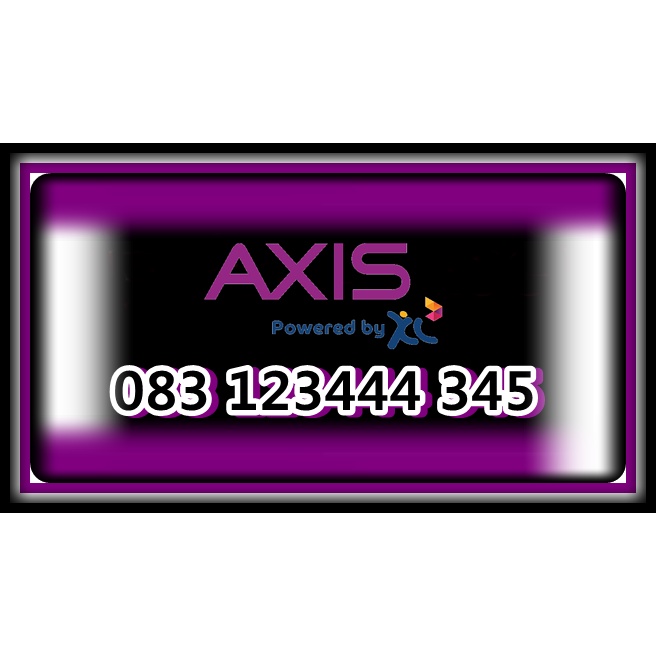 Axis Nomor Cantik Super Rapi Seri Urut Naik - Turun (12345)
