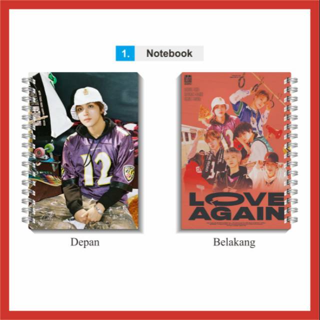 

[READY] NOTEBOOK KPOP NCT DREAM RELOAD - LOVE AGAIN MEMBER