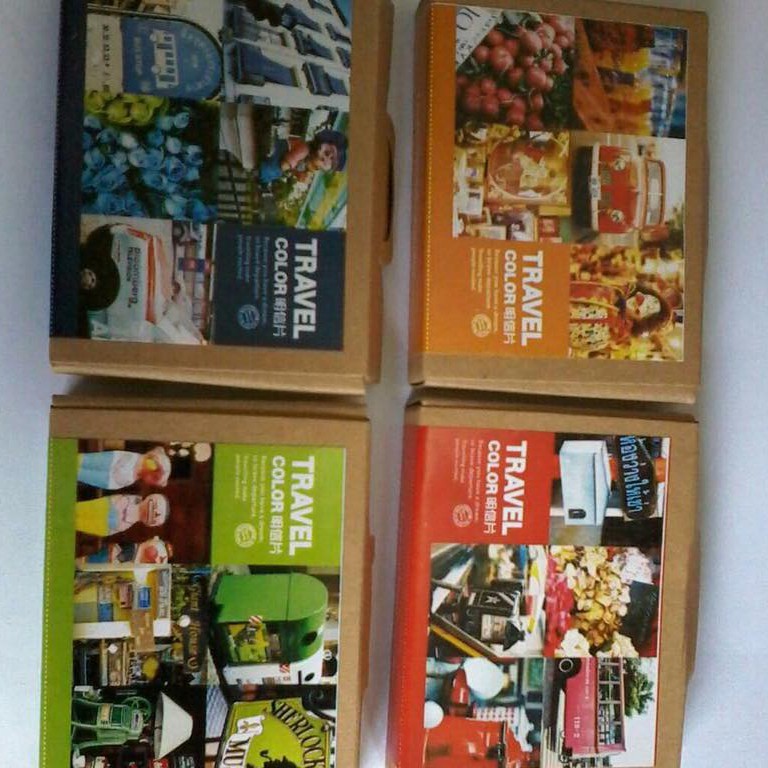 

postcard lomo tema travel dengan aneka motif jual perpack isi 35 lembar untuk event,ucapan walldeco dll bahan kertas premium