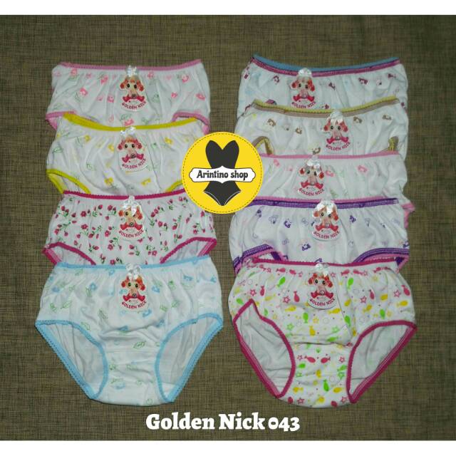 Cd Anak Golden Nick 043 Kids Cewek  | Celana Dalam Anak Cewek |lpz6