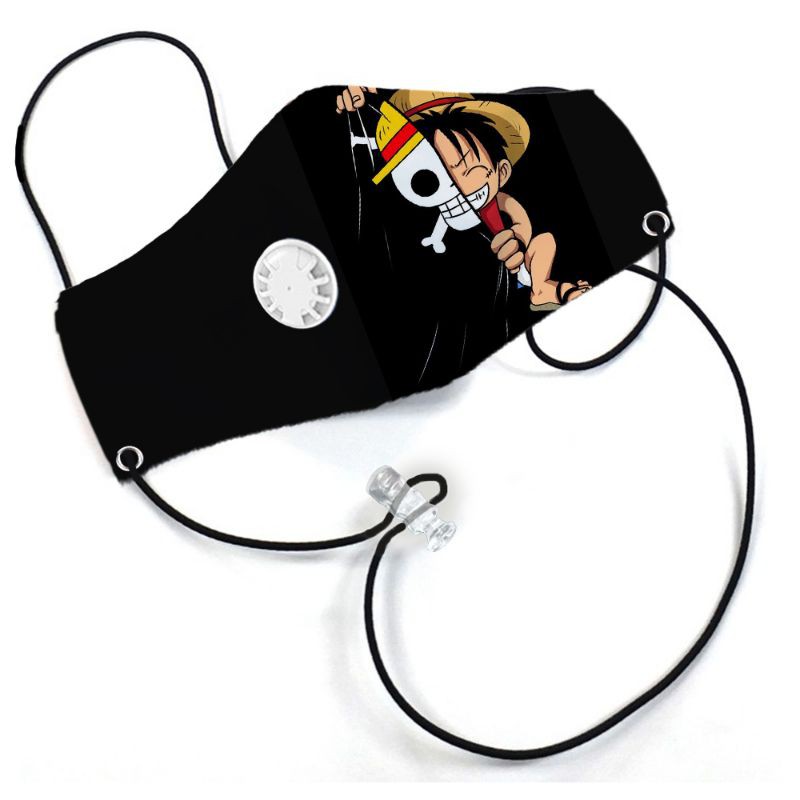 Masker 2 ply  mugiwara luffy