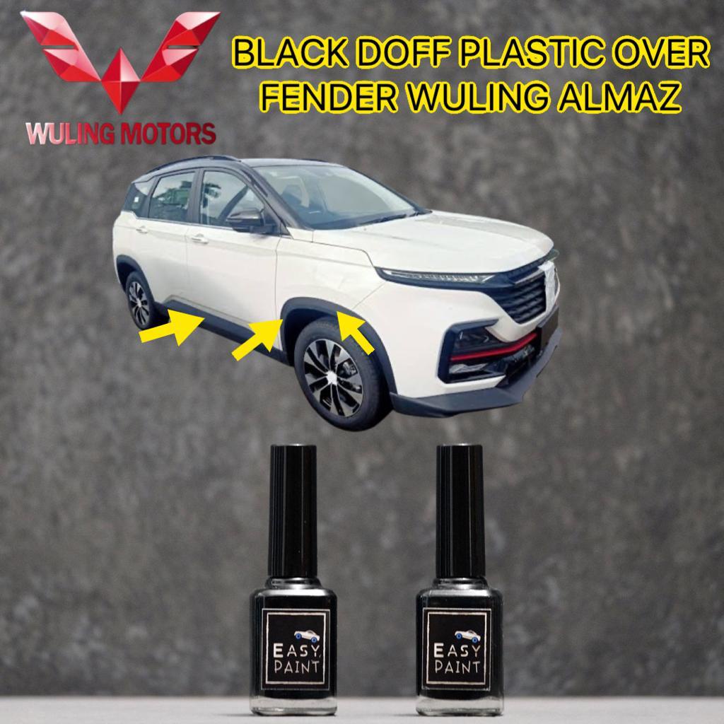 Cat Oles Hitam Doff Plastik Kulit Jeruk Over Fender Wuling Almaz 15ml