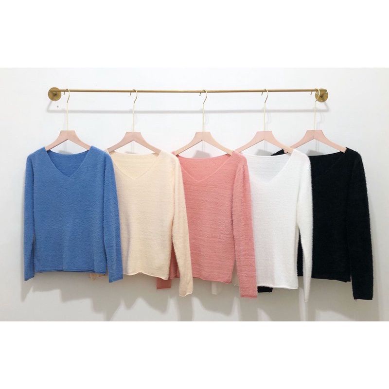 ATASAN SWEATER BULU HALUS WANITA