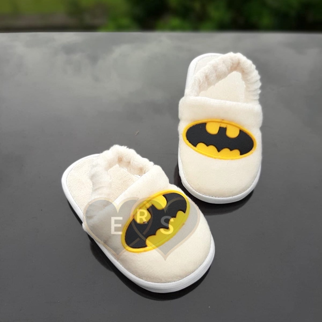 TOKOERS STA02 Sepatu Sandal Anak Laki-laki Umur 1 2 3 tahun - Sandal Tali Anak Motif Batman - Anti slip