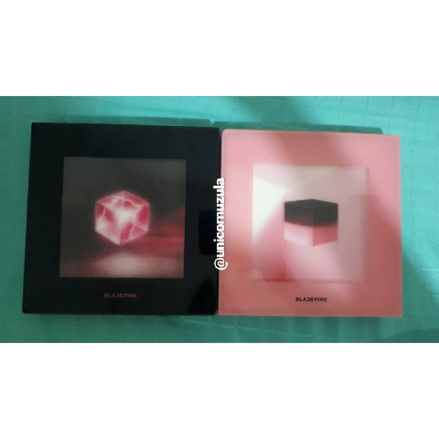 BLACKPINK SQUARE UP (black ver. jennie & rosé pc)