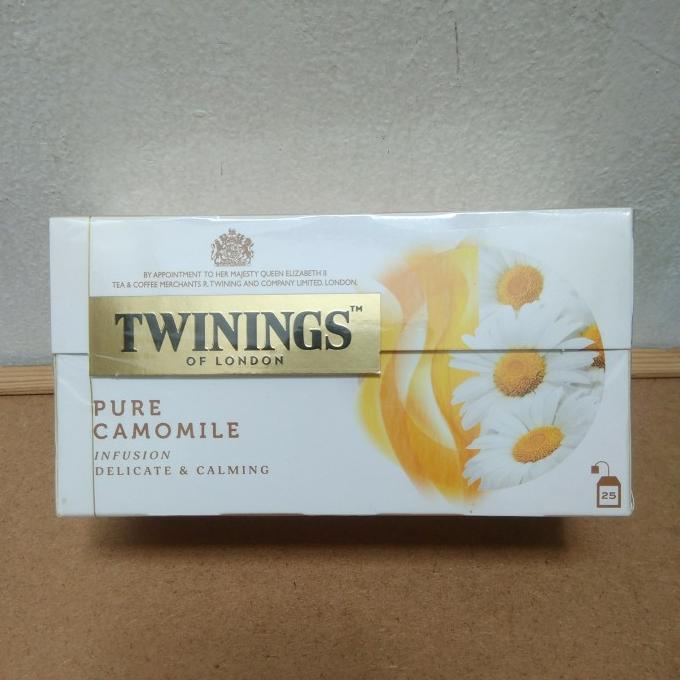

[COD] Teh Celup TWININGS Pure Camomile Chamomile Infusion 25 bags [COD]