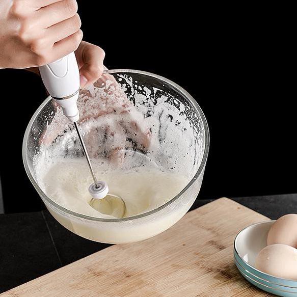 ♦ Kaikki Coffee Mixer/Blender - Blender Tangan untuk Kopi - Frother Kopi - Wireless dan Rechargeable