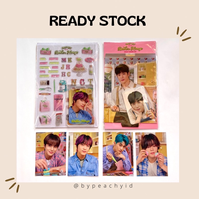 [CLEARANCE SALE] READY HAECHAN EPOXY STICKER PHOTOCARD SET BAKER HOUSE SEALED