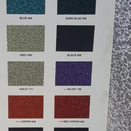 ❀ Cat SEIV Paint Hammertone Warna Standar - Cokelat ✥