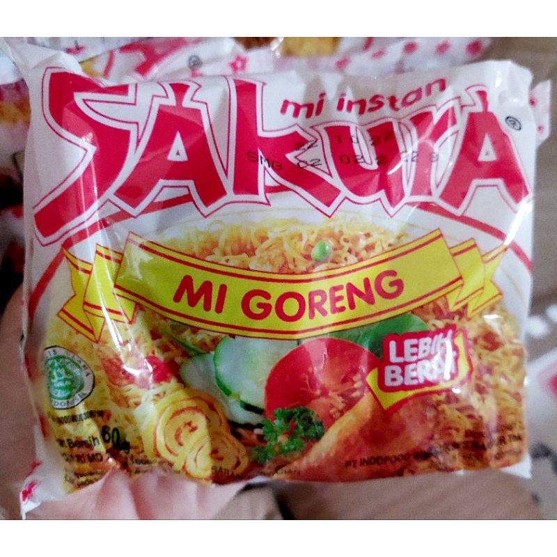 Supermi Nutrimi Mie Goreng 80 gr / Mie Sakura Mie Goreng 60 gr