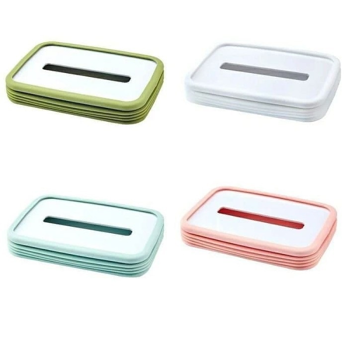 INDOMINI R581 Kotak Tisu Lipat - Tissue Box Flexible - Tempat Tissue Serbaguna