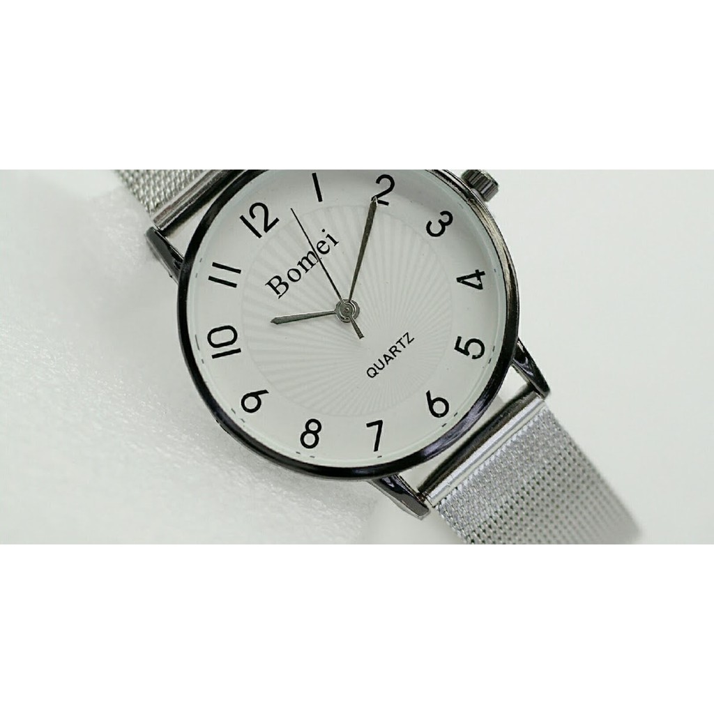 Jam Tangan Bahan Stainless Ukuran 4.2cm - Jam Ukuran 4.2cm Display Analog