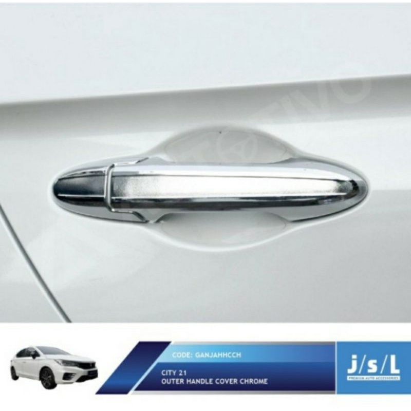 City hatchback 2021 Handle Cover Pintu Chrome