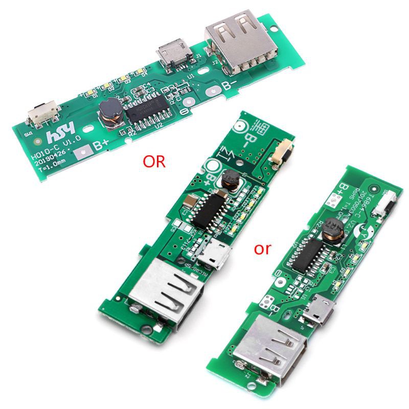 Vivi Modul Board Pcb Power Bank Usb 5v 2a Untuk Baterai 18650