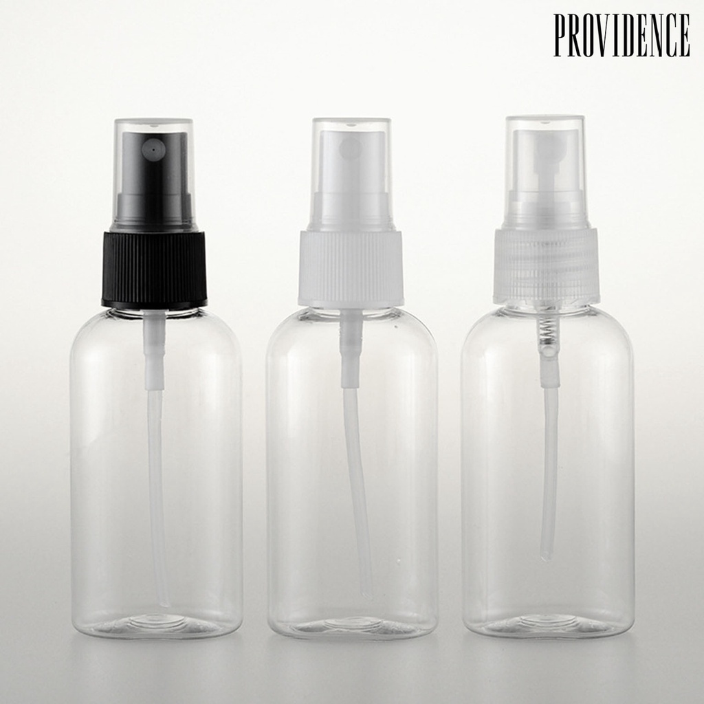 Providence 3pcs / Set Botol Spray Kosong 50ml / 100ml Anti Slip Dapat Diisi Ulang Untuk Travel