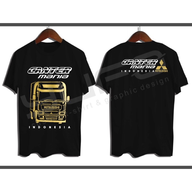 Kaos Truk Canter Mania Indonesia Desain Simple Shopee Indonesia