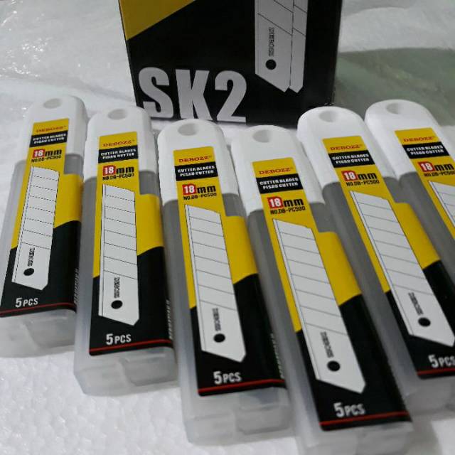 

Isi cutter DEBOZZ/SDI/KENKO 18mm isi 5pcs/DELI PRO 10pcs