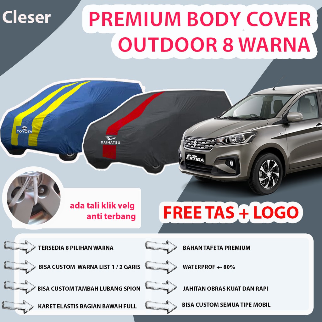 COVER MOBIL ALL NEW ERTIGA SARUNG WARNA ERTIGA SELIMUT MOBIL ALL NEW ERTIGA PREMIUM WATERPROF ERTIGA