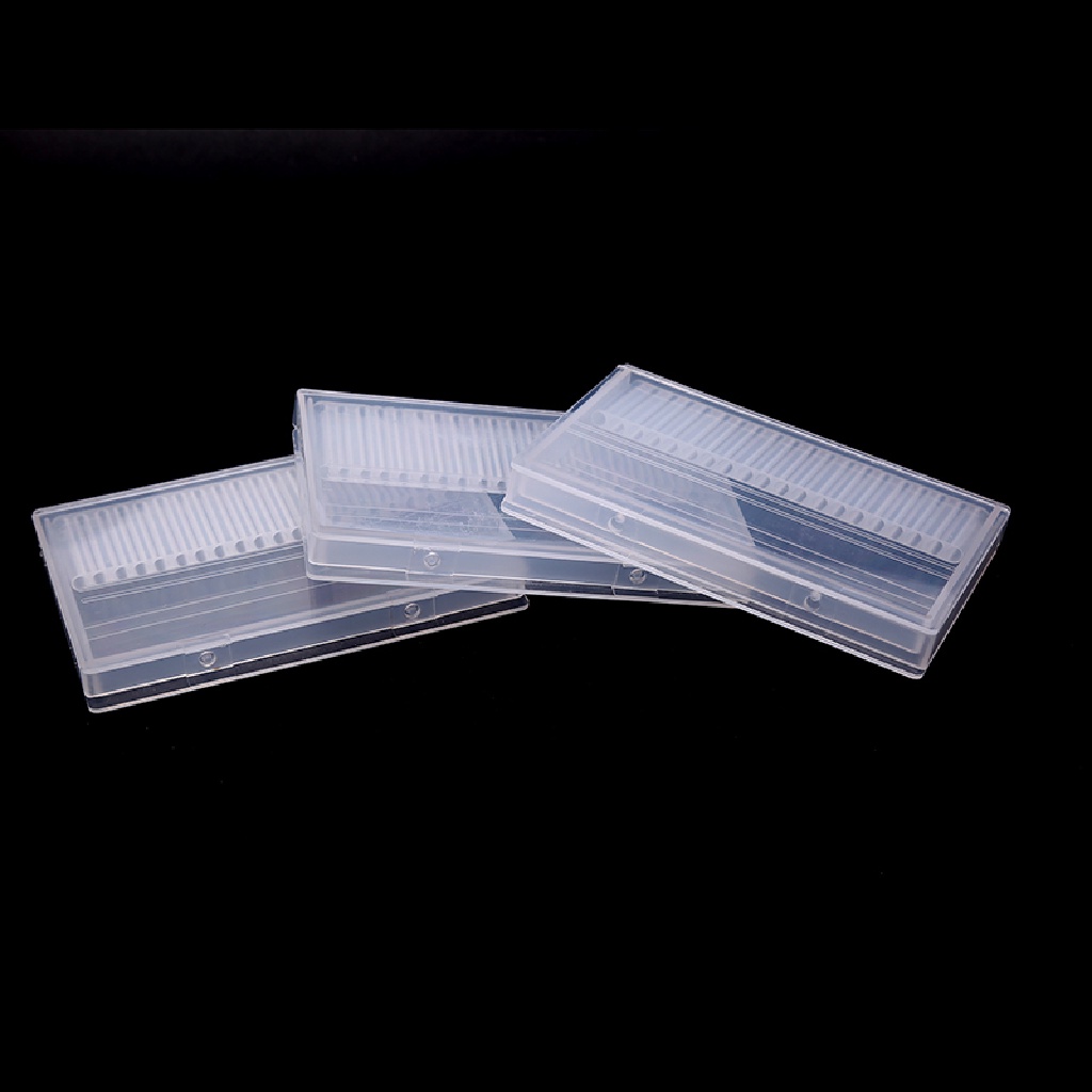 [KUKU PALSU] 1pcs Nail Drill Bit Storage Box Clear Display Box Display Nail Accessorie Tool .