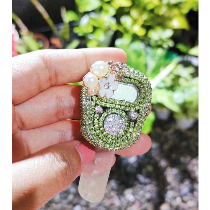 Tasbih Digital Diamond LED Hias Light Green (free box + buku dzikir)