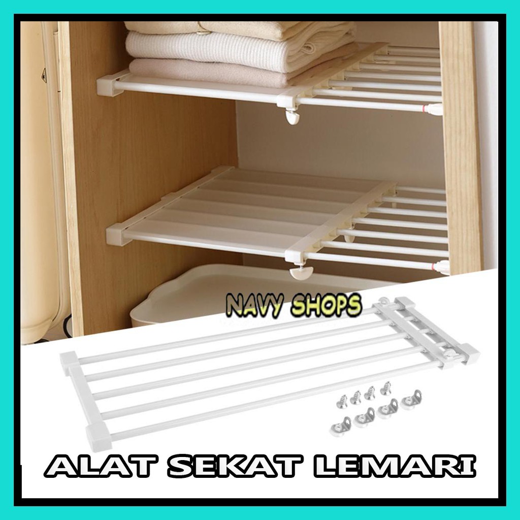 Alat Penyekat Lemari - Alat Sekat Laci Fleksibel Ukuran SMALL - MEDIUM - LARGE