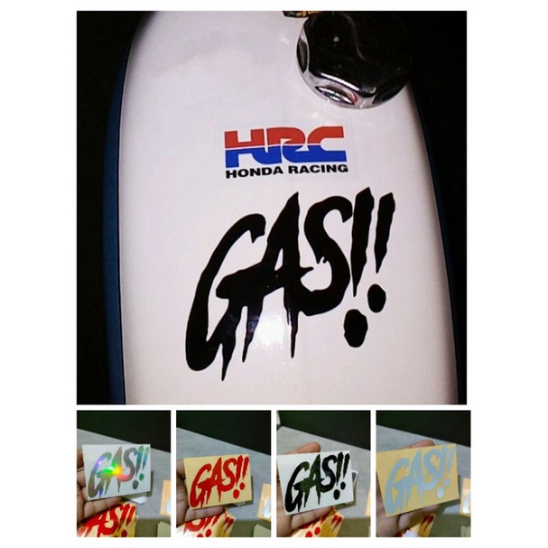 Sticker Gas cutting