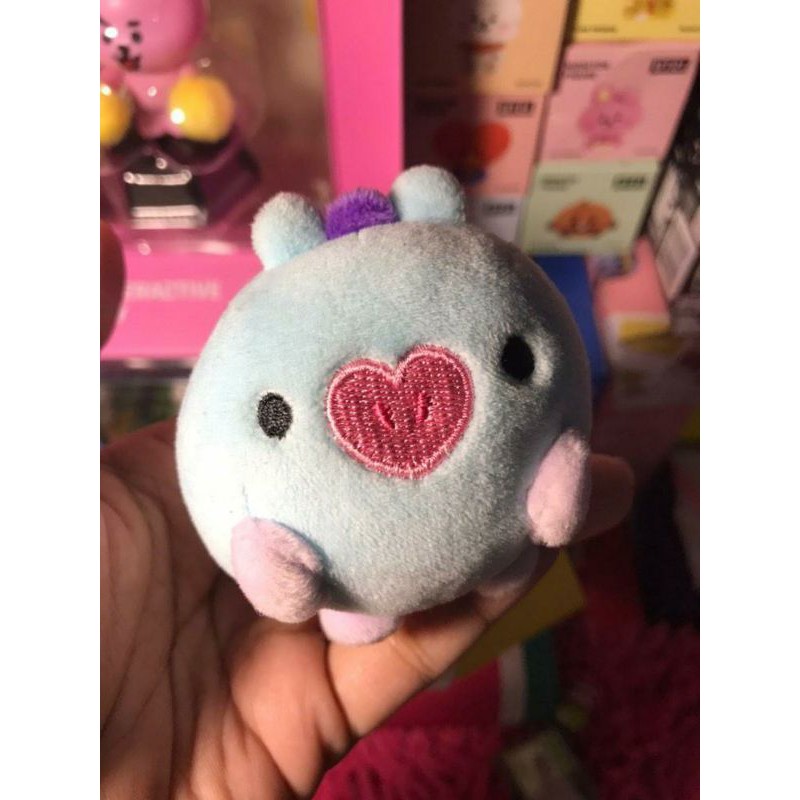 Baby BT21 Mang Mini Pong Official Bag Charm Keychain Gantungan Boneka Plush