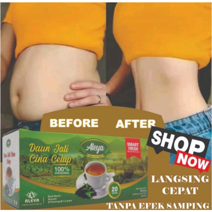 [BISA COD] TPL Teh Peluntur Lemak Aleya Teh Diet &amp; Detox Pelangsing Herbal Sliming Tea Pembakar Lemak Susut Tea