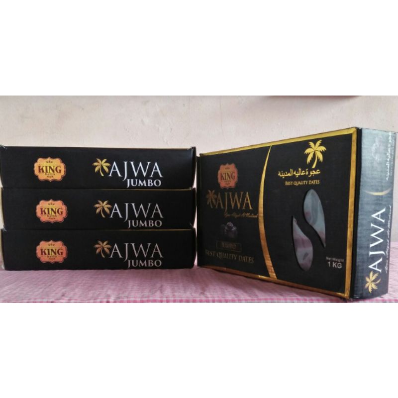 

KURMA AJWA ALIYAH MADINAH | KING DATES GRADE JUMBO 1 KILOGRAM