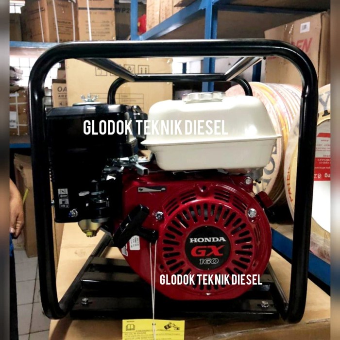 Mesin Pompa Air Sawah Irigasi Alkon Water Pump Honda Gx 160 3 Inch 3"