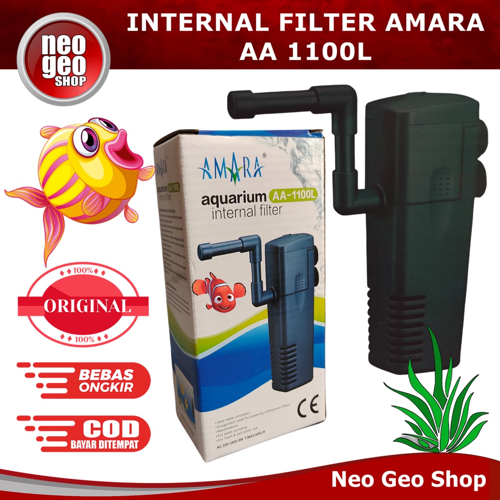 AMARA AA 1100 L AA1100L AA 1100L internal filter Aquarium Aquascape