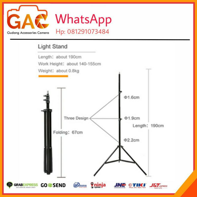 paket GAC lampu GODOX TL-4K TL4K E27 4 Socket bohlam CFL