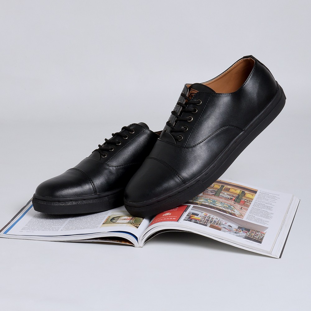 Oxford Gum Black | 39-44 | Sepatu Pantofel Casual Kerja Kuliah Kasual Kantor Pria Cowok Men | FORIND x Story of Monday Mndy