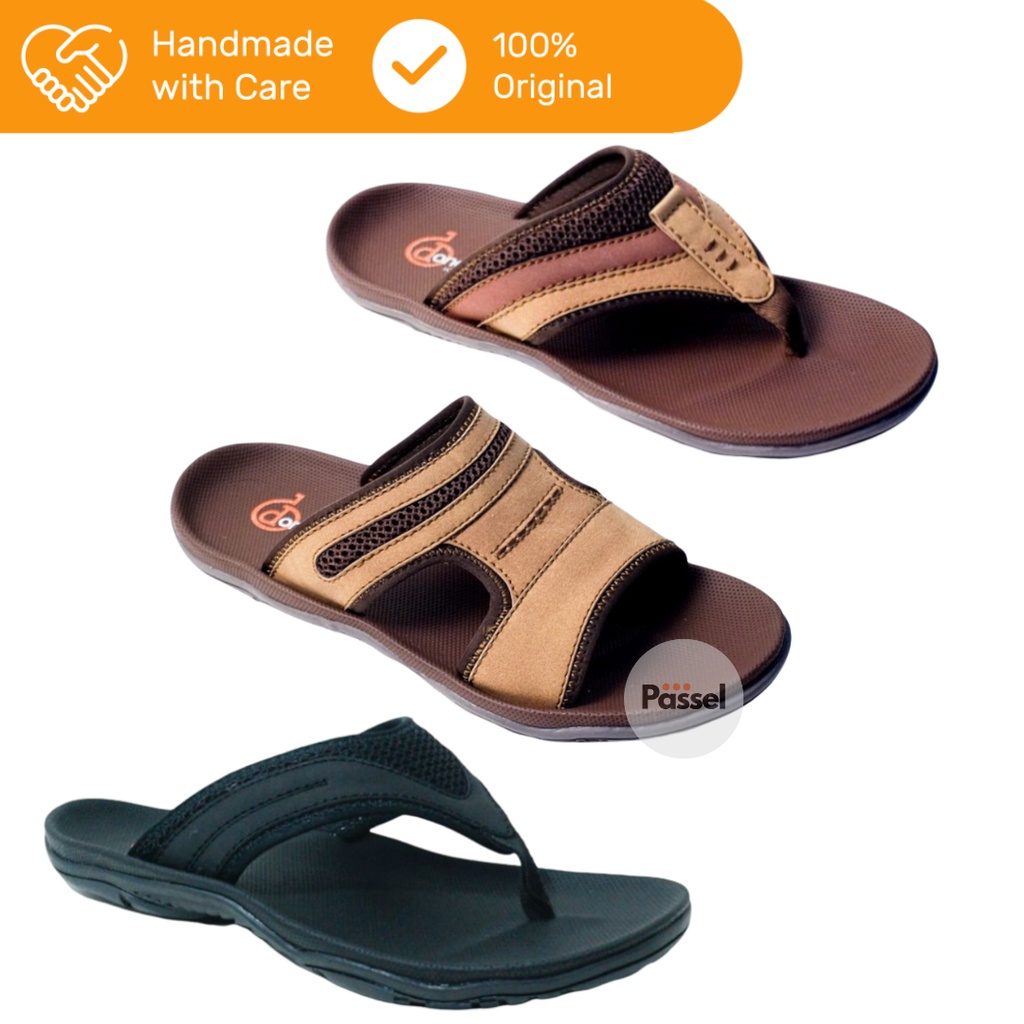 Donatello Sz. 39-43 Sandal Kasual Jepit Pria / Cowok / Laki-laki | AG81011 / AG81012 / AG81013