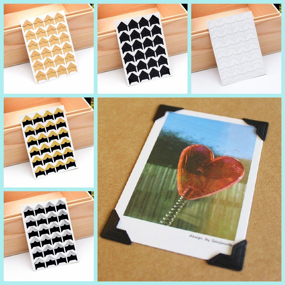 Nanas 72pcs Pelindung Sudut Foto Kartu Scrapbooking Handmade Baru