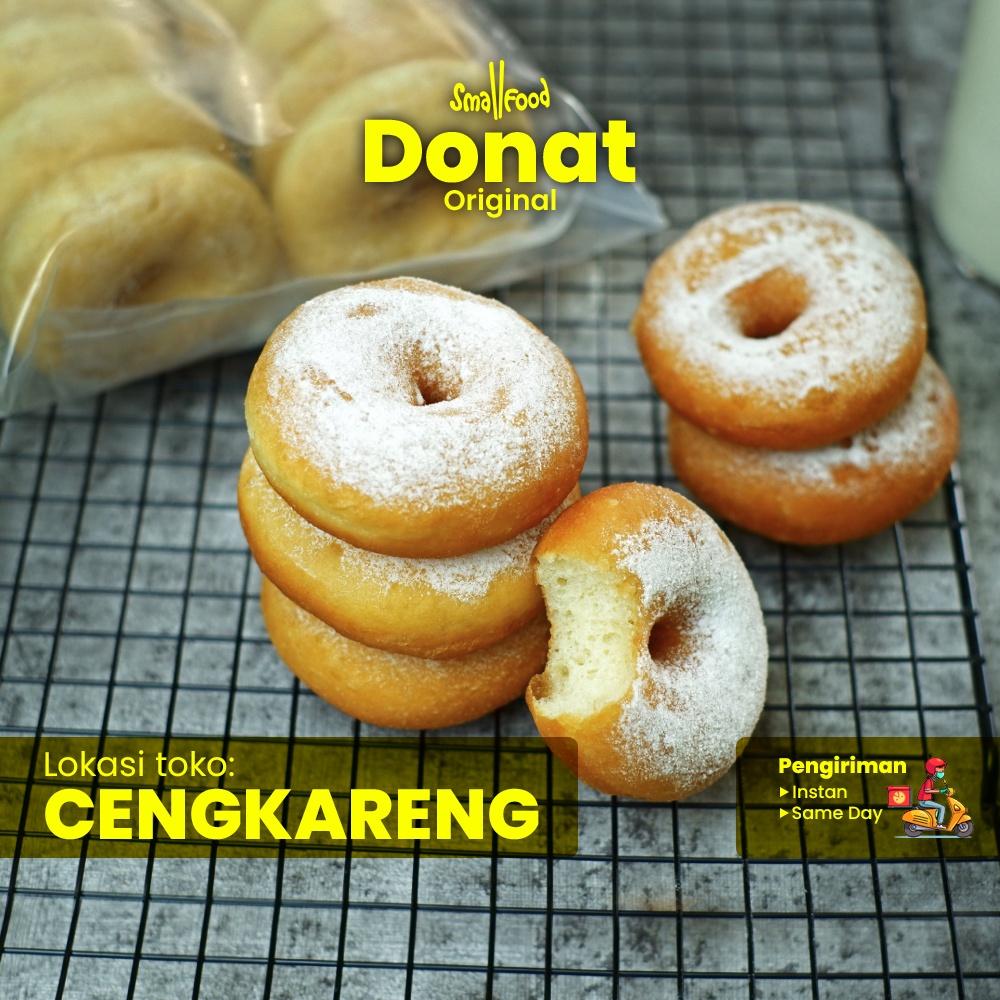 

Isi 12 - Donat COCO - Classic Original Premium Doughnut Donut Enak Bukan Donat Kentang - Smallfood CGK