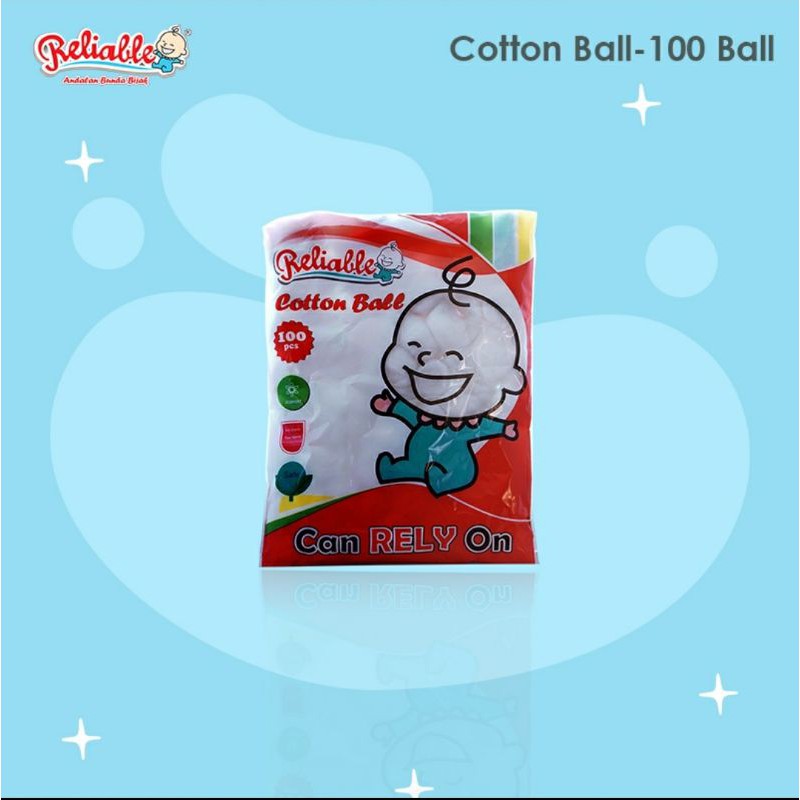 Reliable cotton ball isi 100/kapas bulat