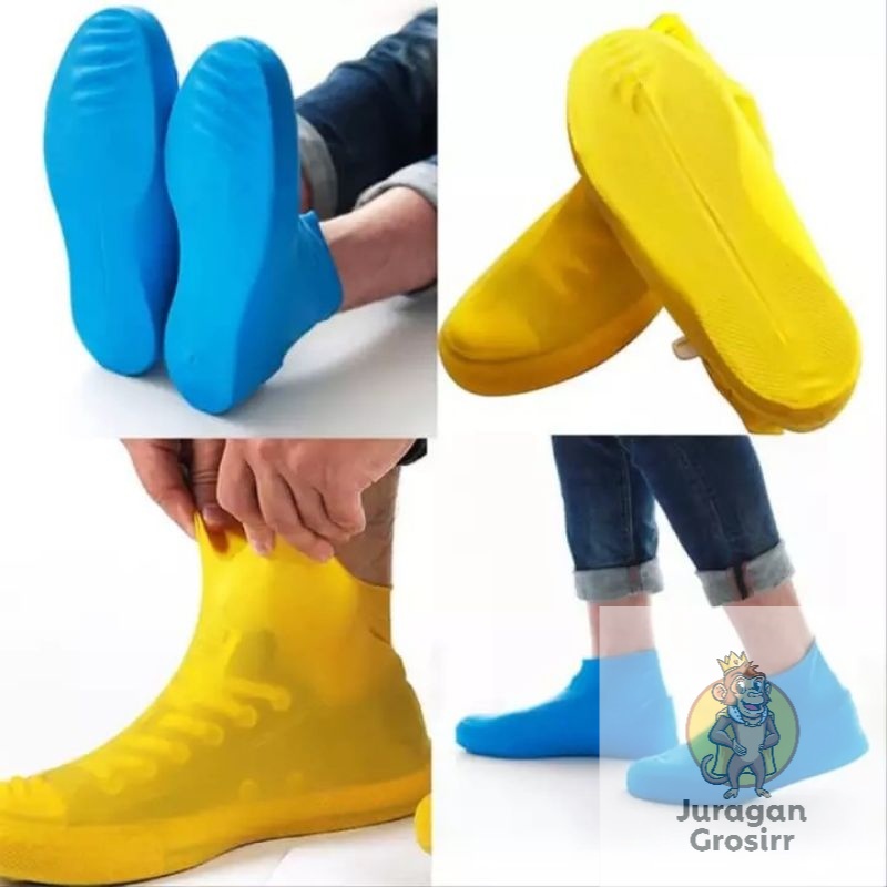 JG - Cover Sepatu Karet Anti Air sarung jas UJAN Waterproof Shoes silikon