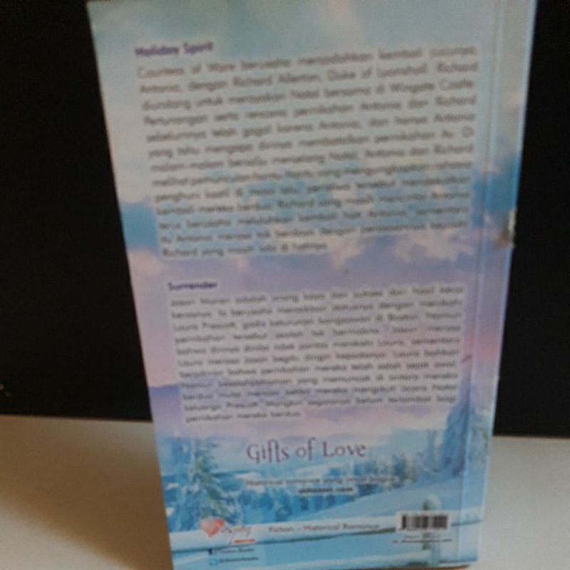 Novel Historical Romance, Lisa Kleypas & Kay Hooper, Gifts of Love  Kado Cinta-1