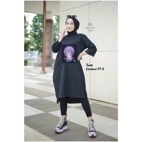 COMBED KAOS MIDI / TUNIK 24s ALLSIZE VENYTA