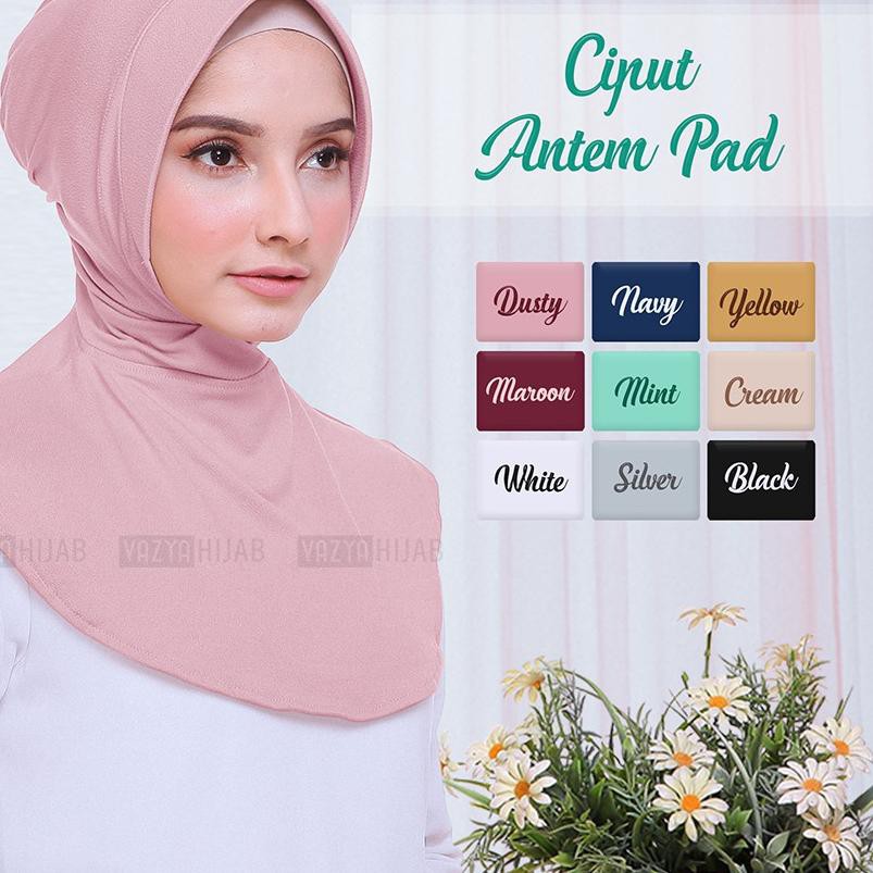 PREMIUM   Ciput Ninja Inner Jilbab Stella Pet Ciput Antem Simple Dalaman Hijab Ciput Stella Pad #