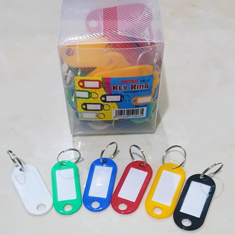 Termurah gantungan kunci label nama joyko key ring Terlaris
