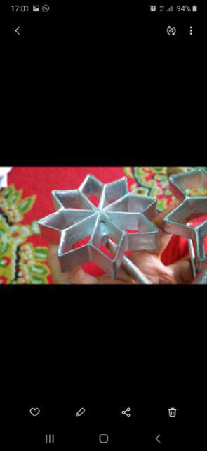 Paket Bintang Gandeng Jumbo - Cetakan Kembang Goyang