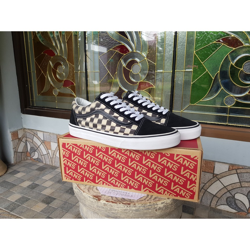 Vans Old Skool Blur Check Original SIZE 42