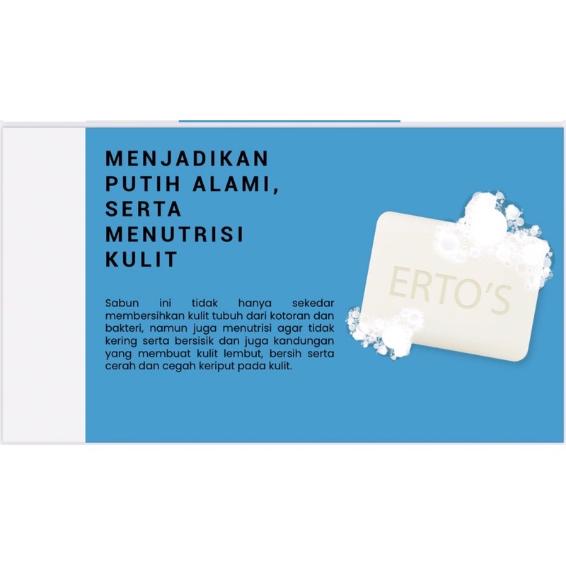 Ertos 3in1 Skin Brithening Soap Paket Sabun Perawatan Pencerah Kulit Wajah By Myshopbdg22